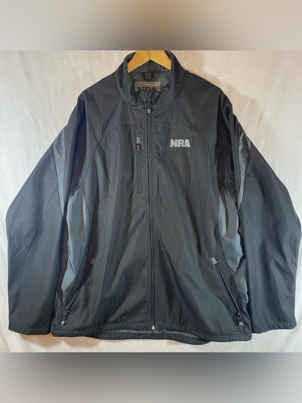 Men's Black Performance Softshell Jacket NRA
